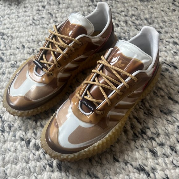 Adidas brown tan Polta AKH II sneakers special collaboration with Craig Green - Picture 4 of 7